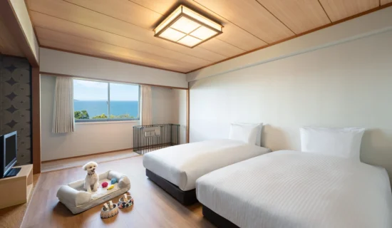 클래식 룸, 싱글침대 2대, 이불 1조, 개 동반 가능